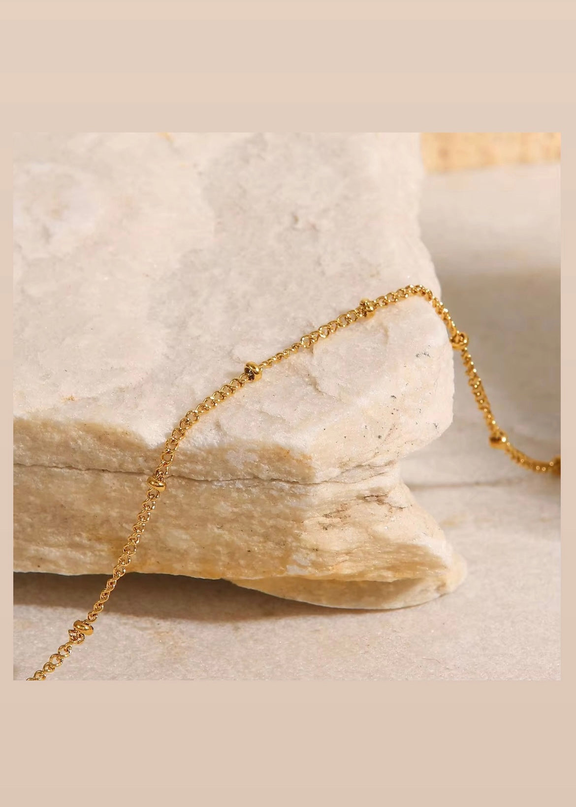 Classic beads anklet