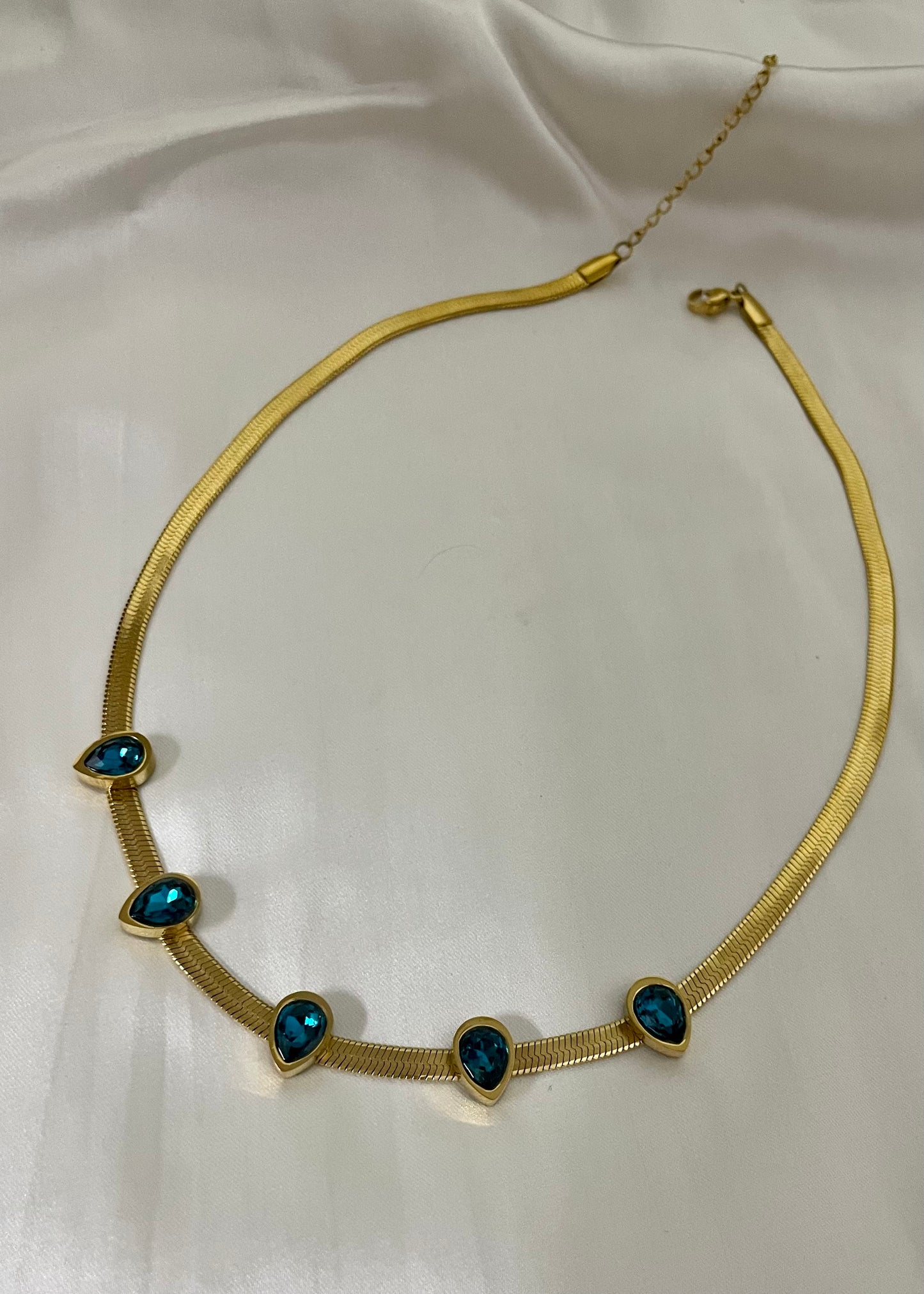 Blue horizon necklace