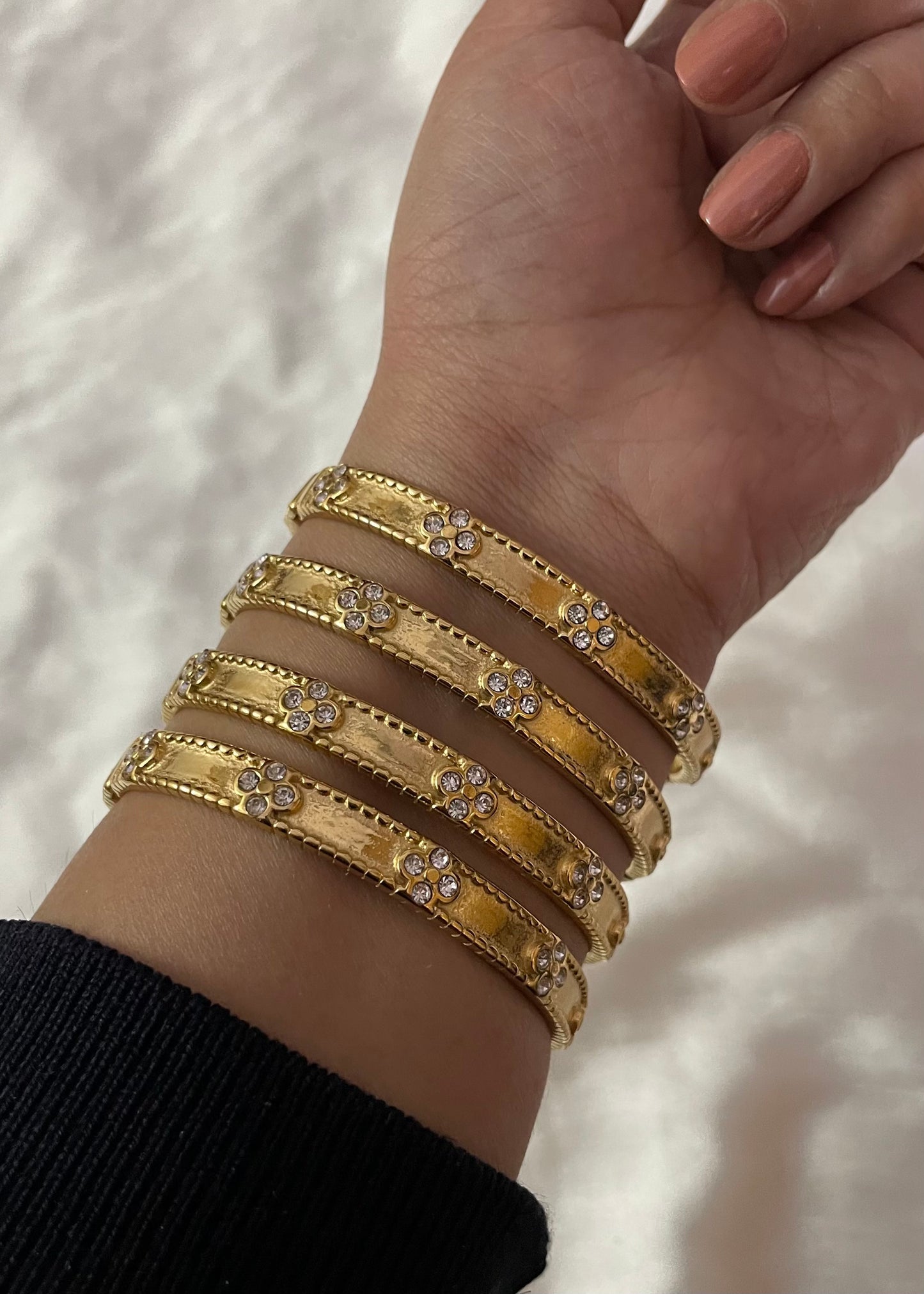 Clover sparkle bracelet