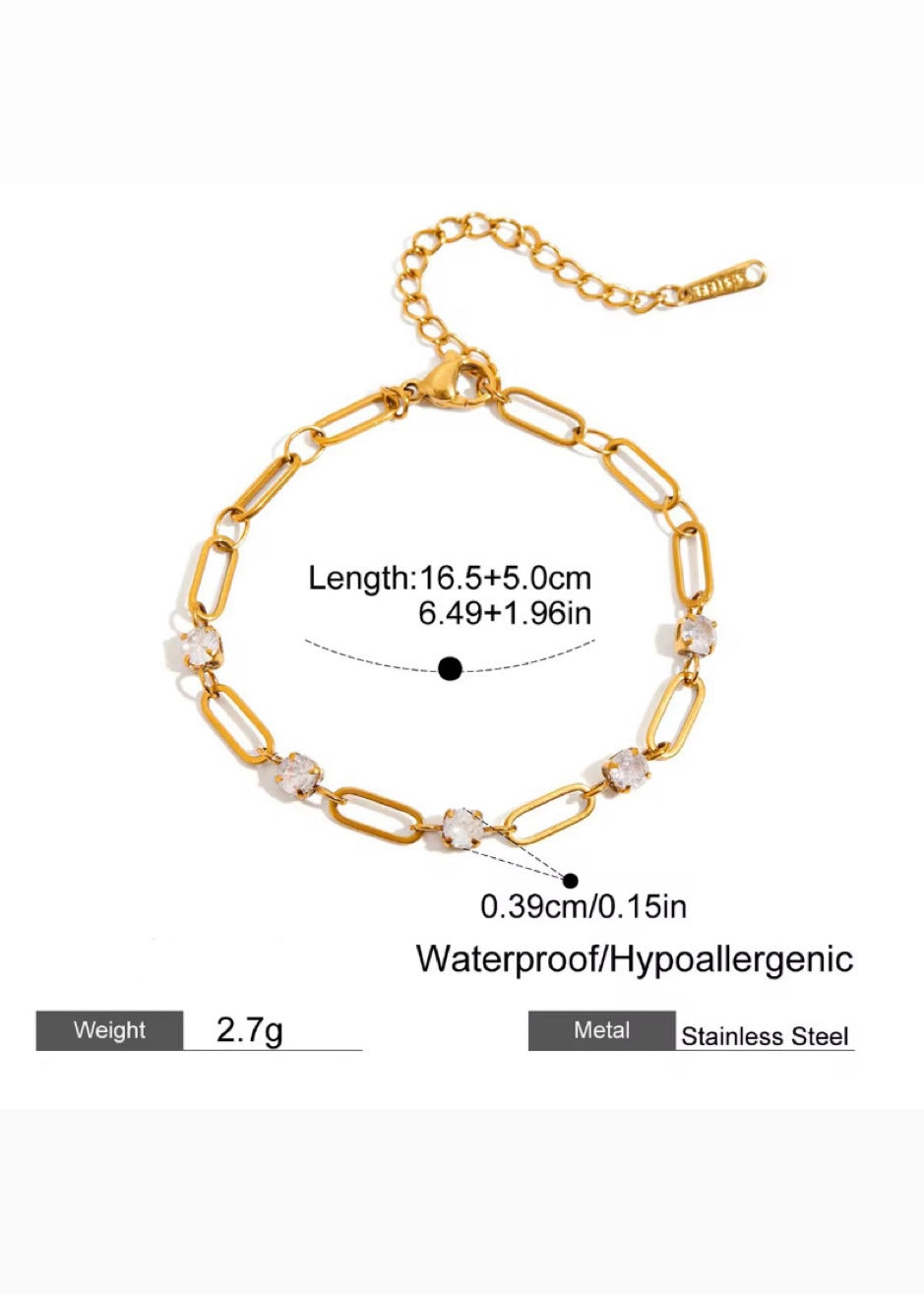 Solitaire royalty bracelet