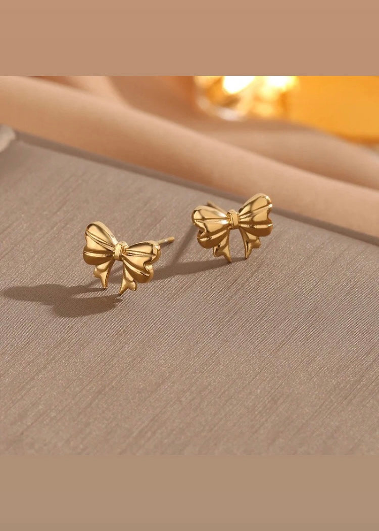 Mini bow earrings
