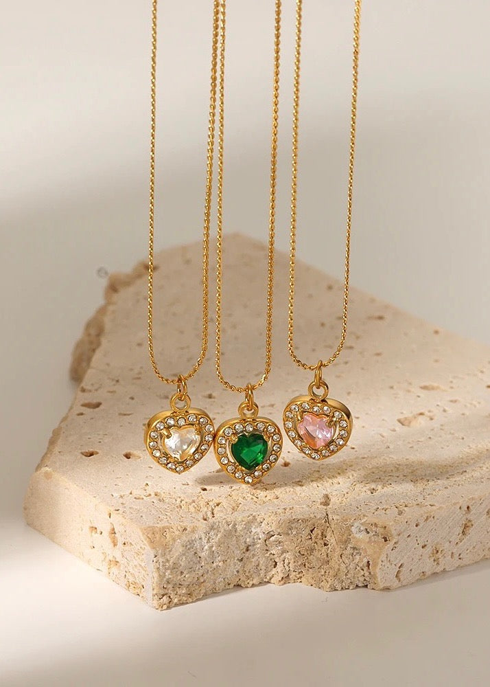 Paradise heart necklace