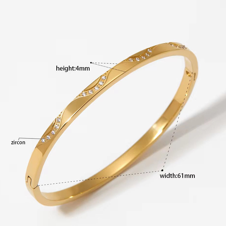Auric wave bracelet