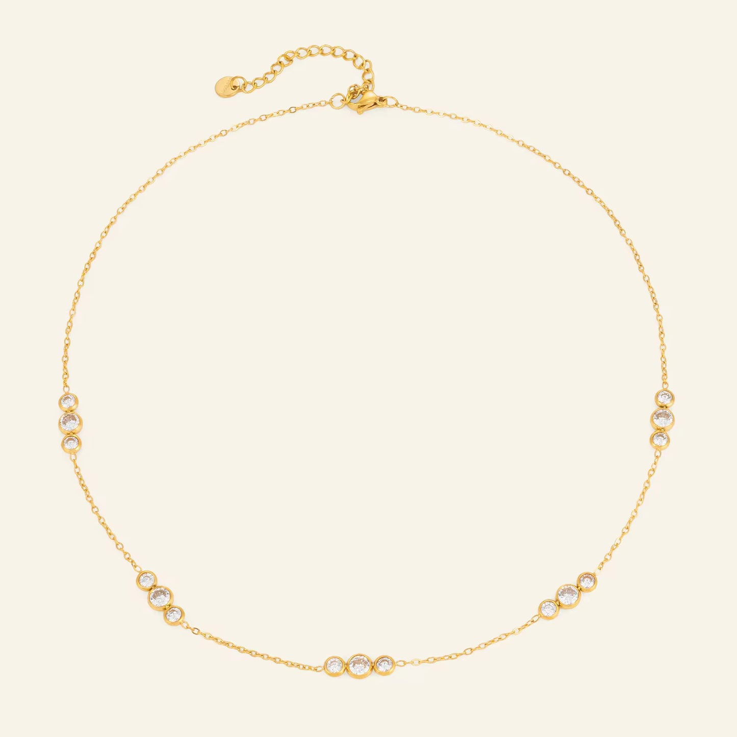Bella solitaire necklace