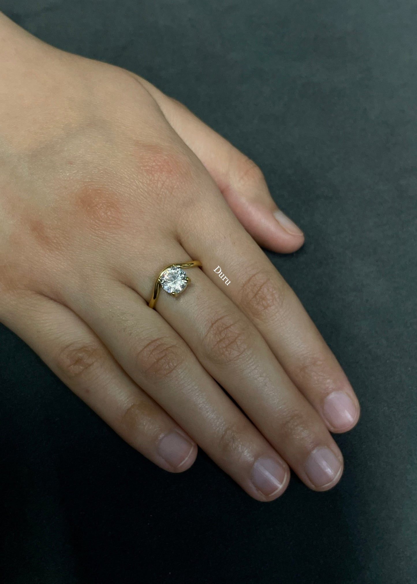 Noor solitaire ring