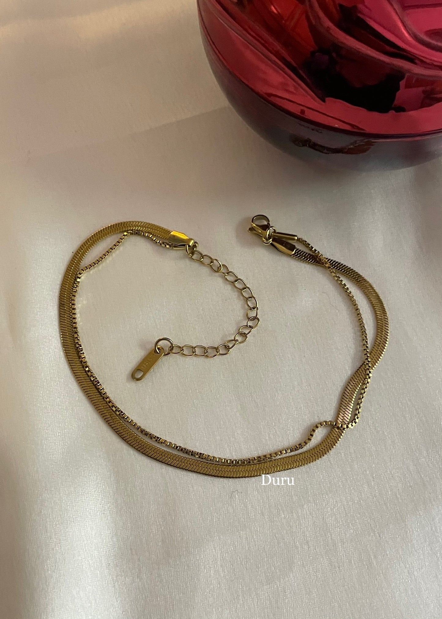 Vani layer anklet