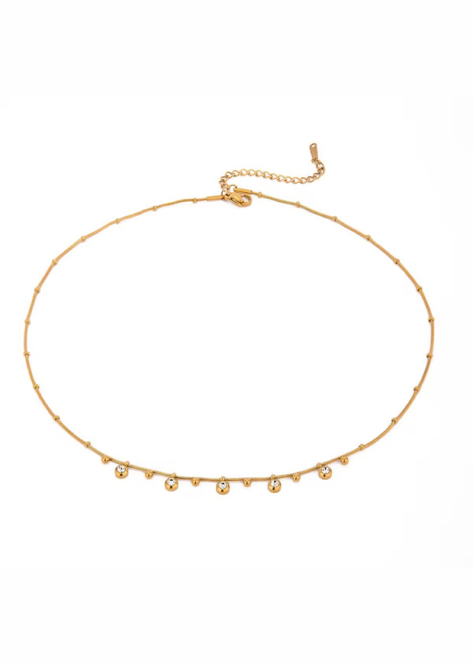 Twinkle line necklace