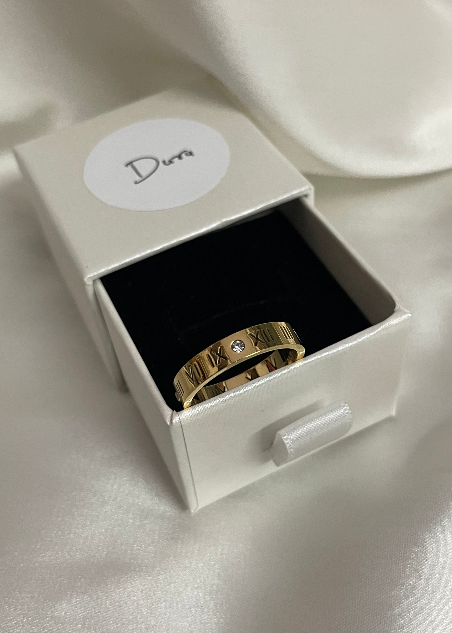 Roman band ring(Gold)