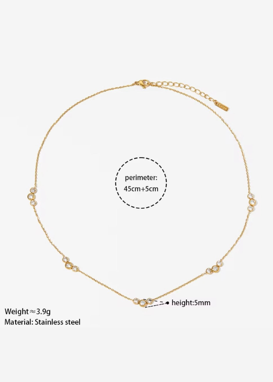 Bella solitaire necklace
