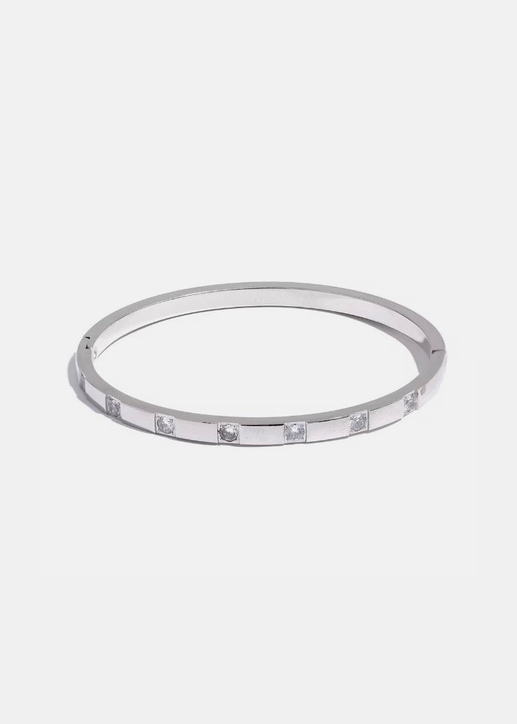 Silver symphony bracelet