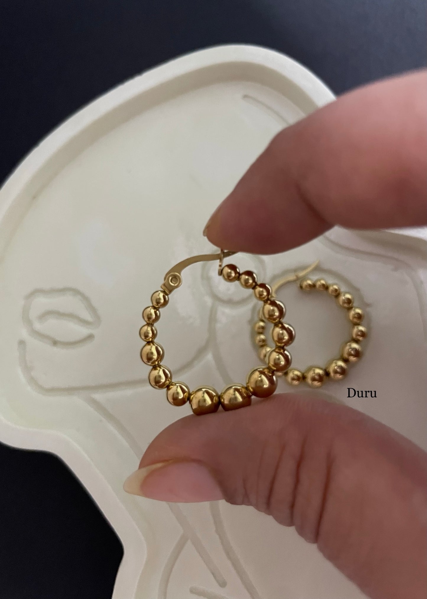 Bubble round hoops