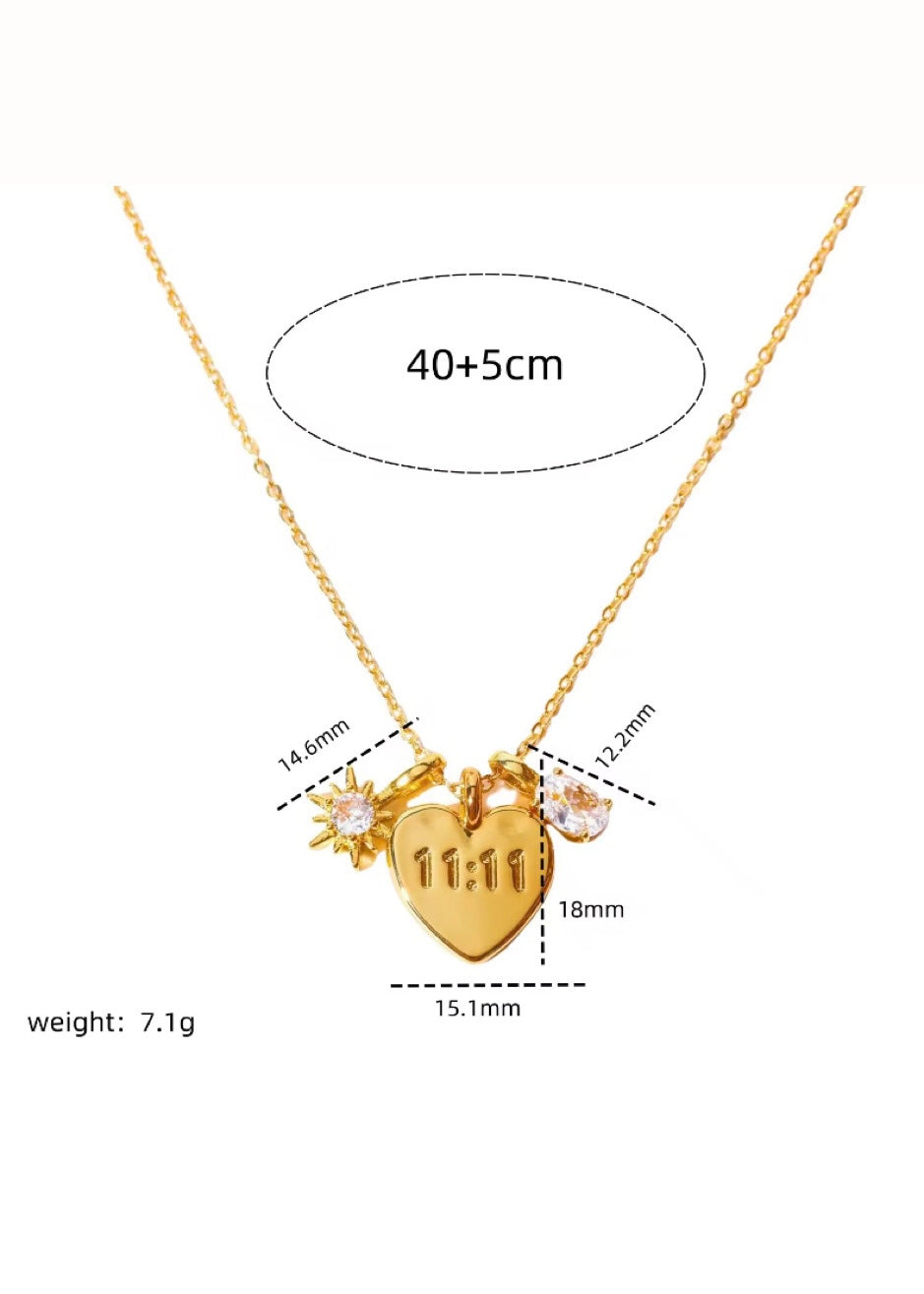 Angel charms necklace