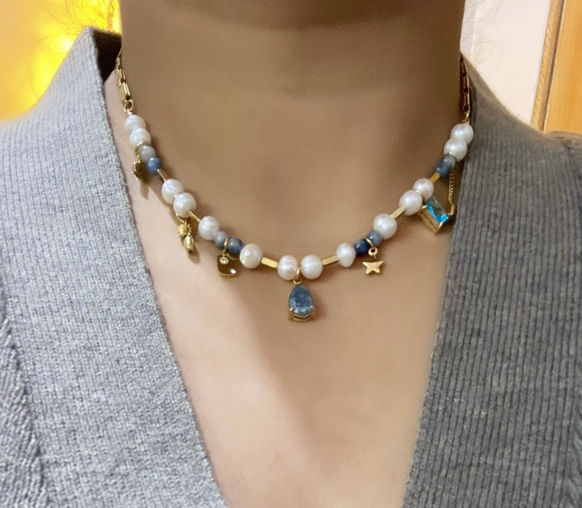 Empress necklace(Blue)