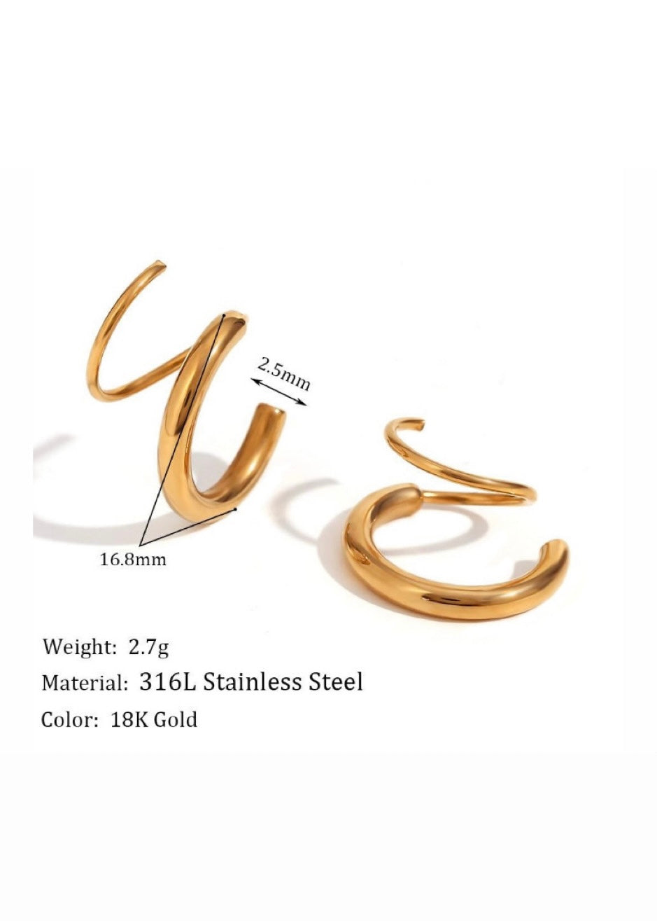 Spiral ear climbers