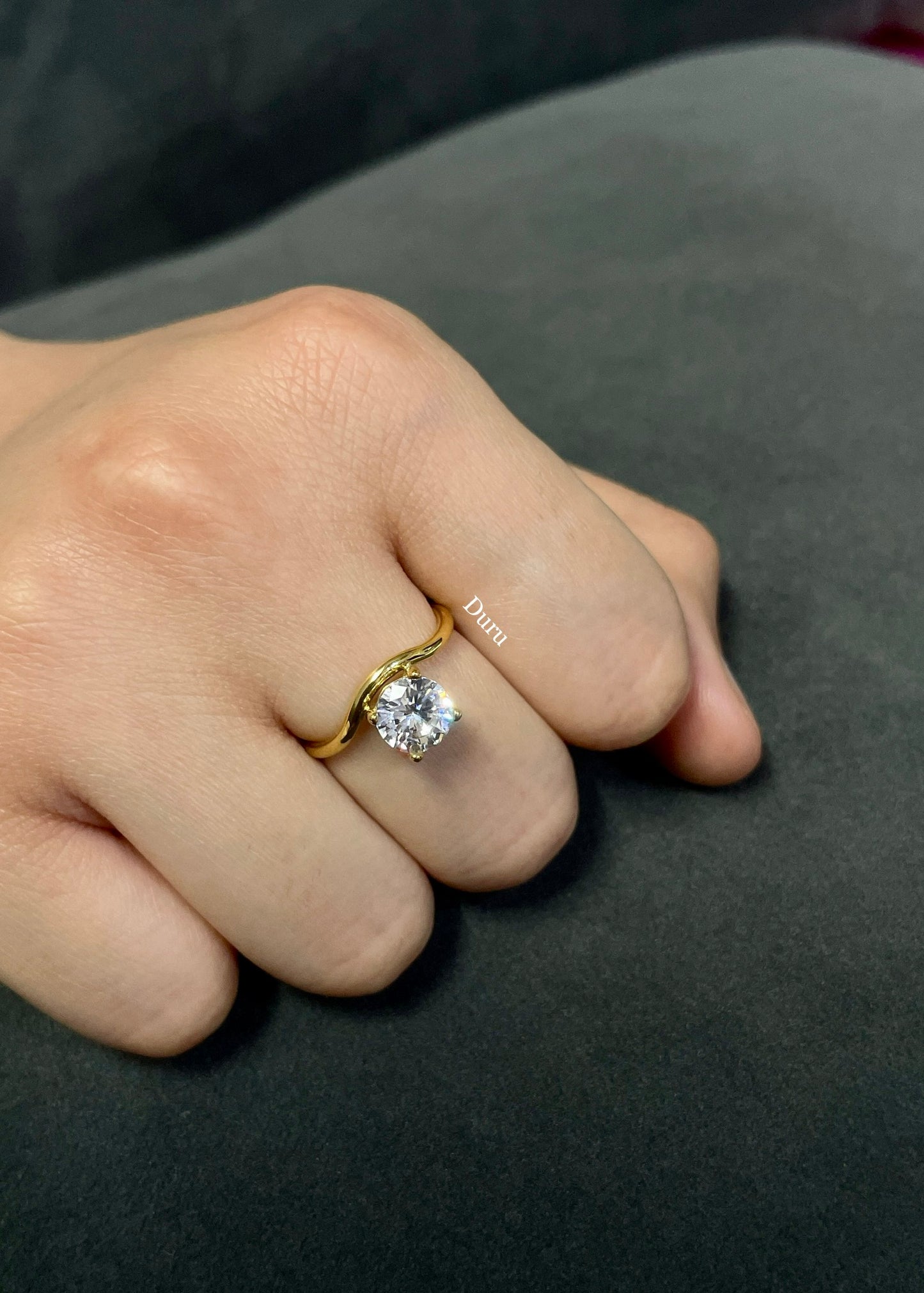 Noor solitaire ring