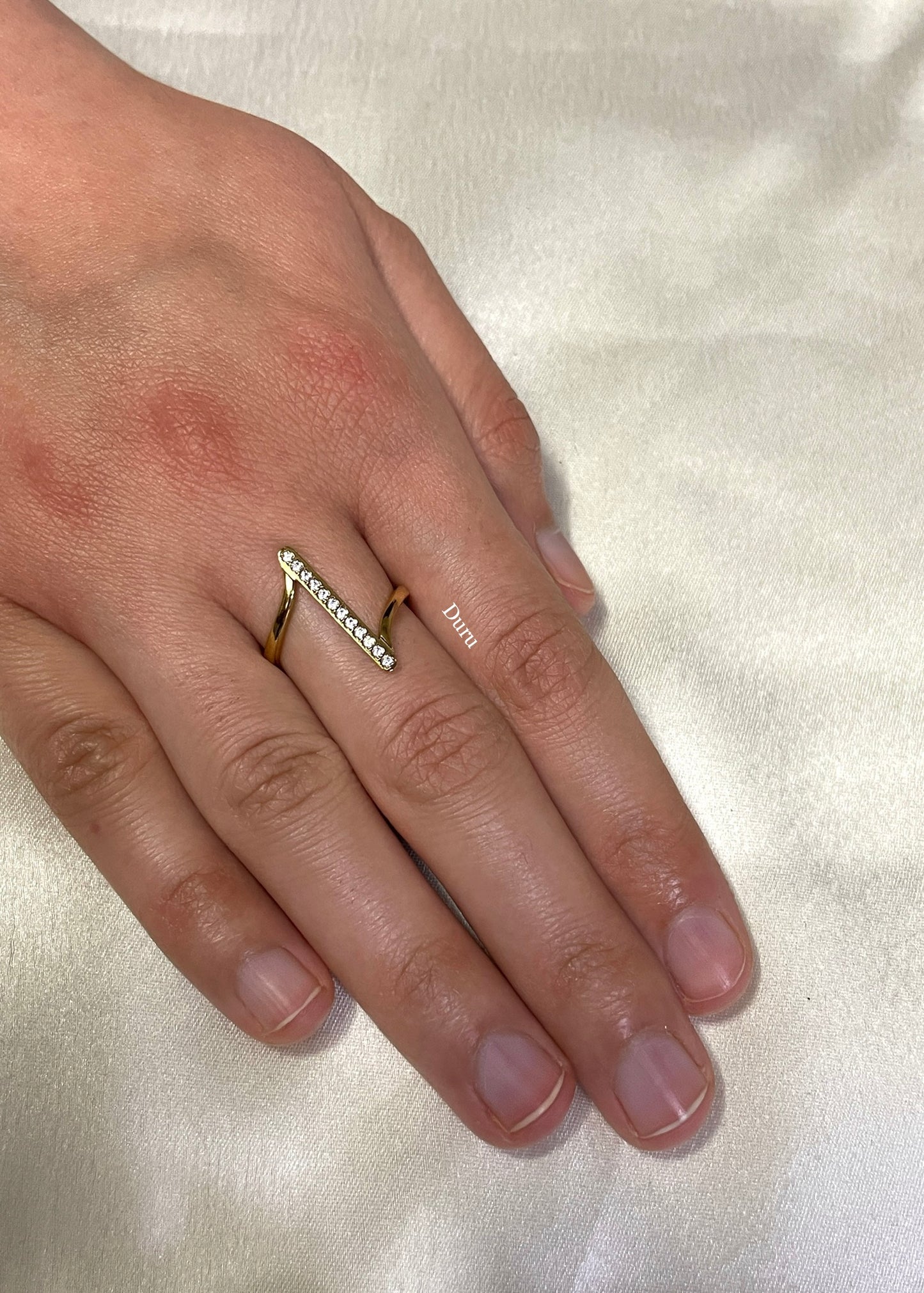 Statement bar ring