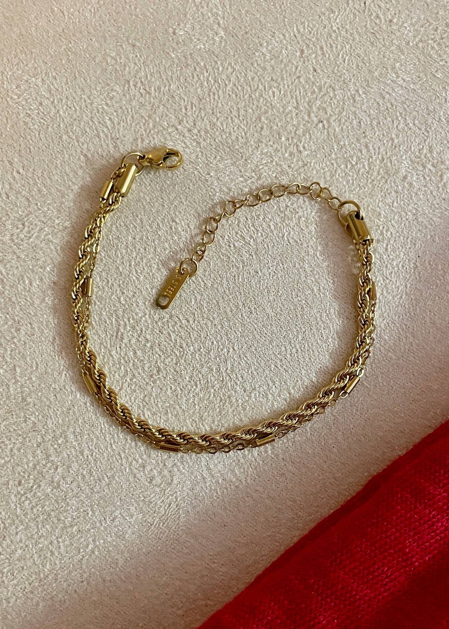 Serene rope bracelet