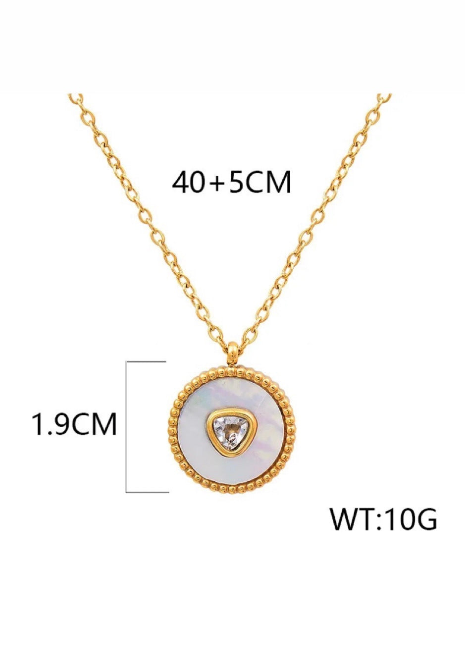 Mop moonlit necklace