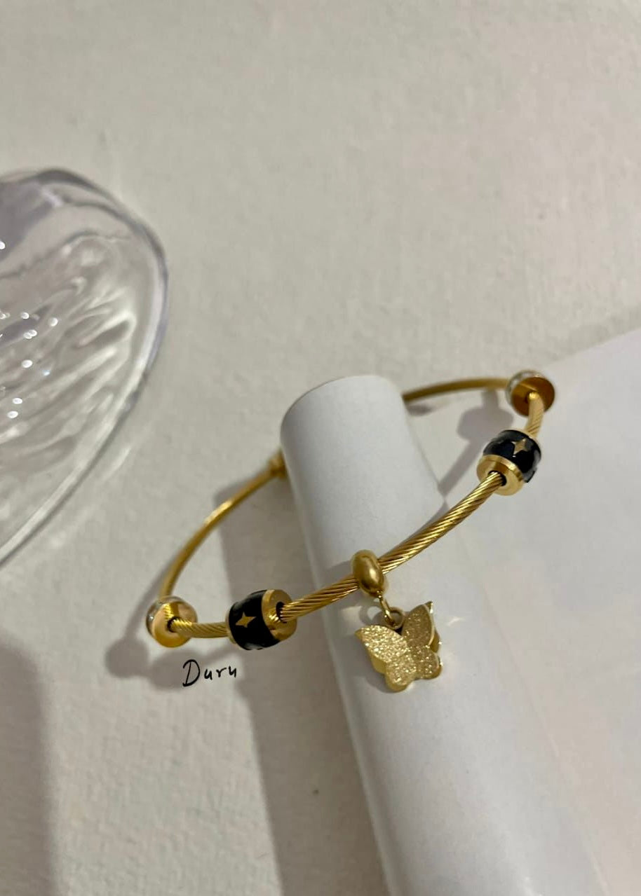 Butterfly charm bracelet