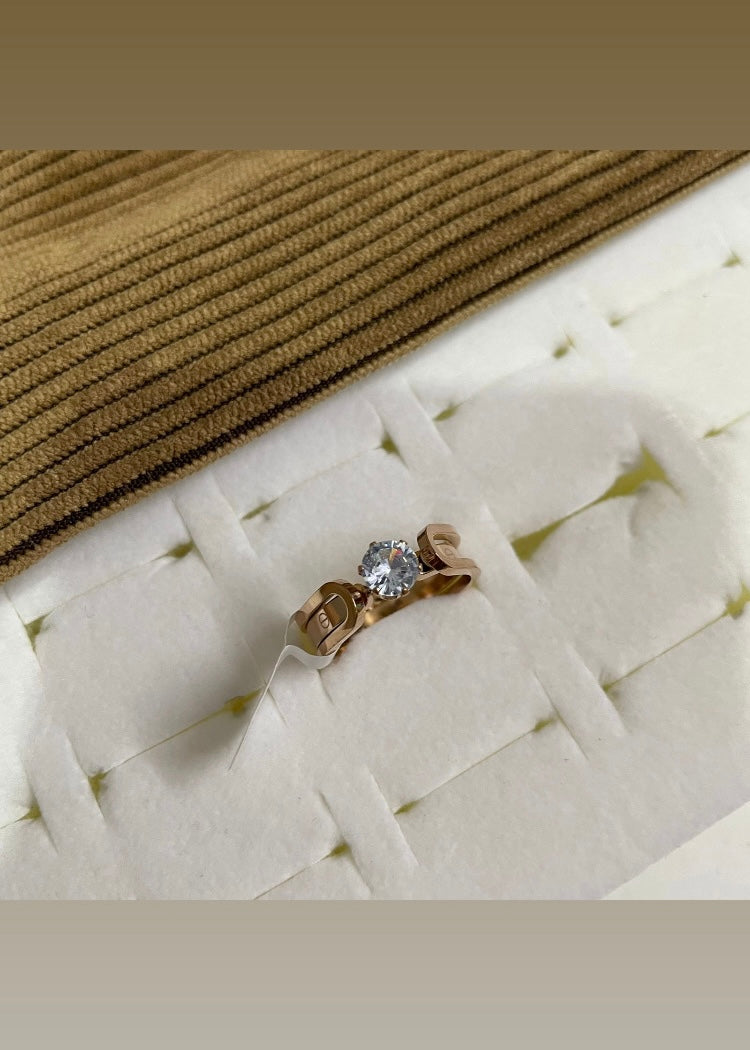 Eternal solitaire ring(Rosegold)