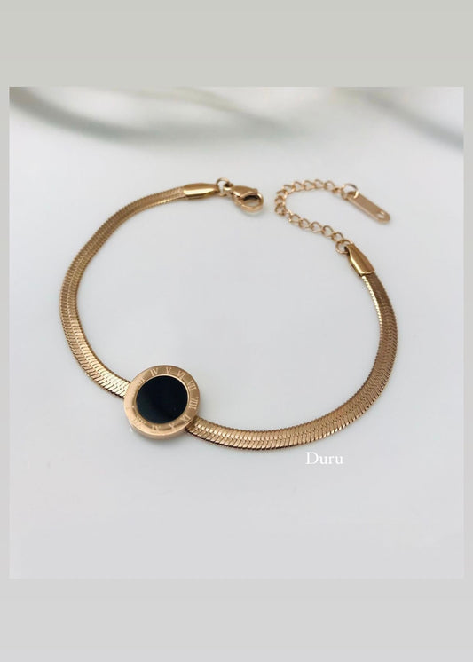 Snake chain roman bracelet