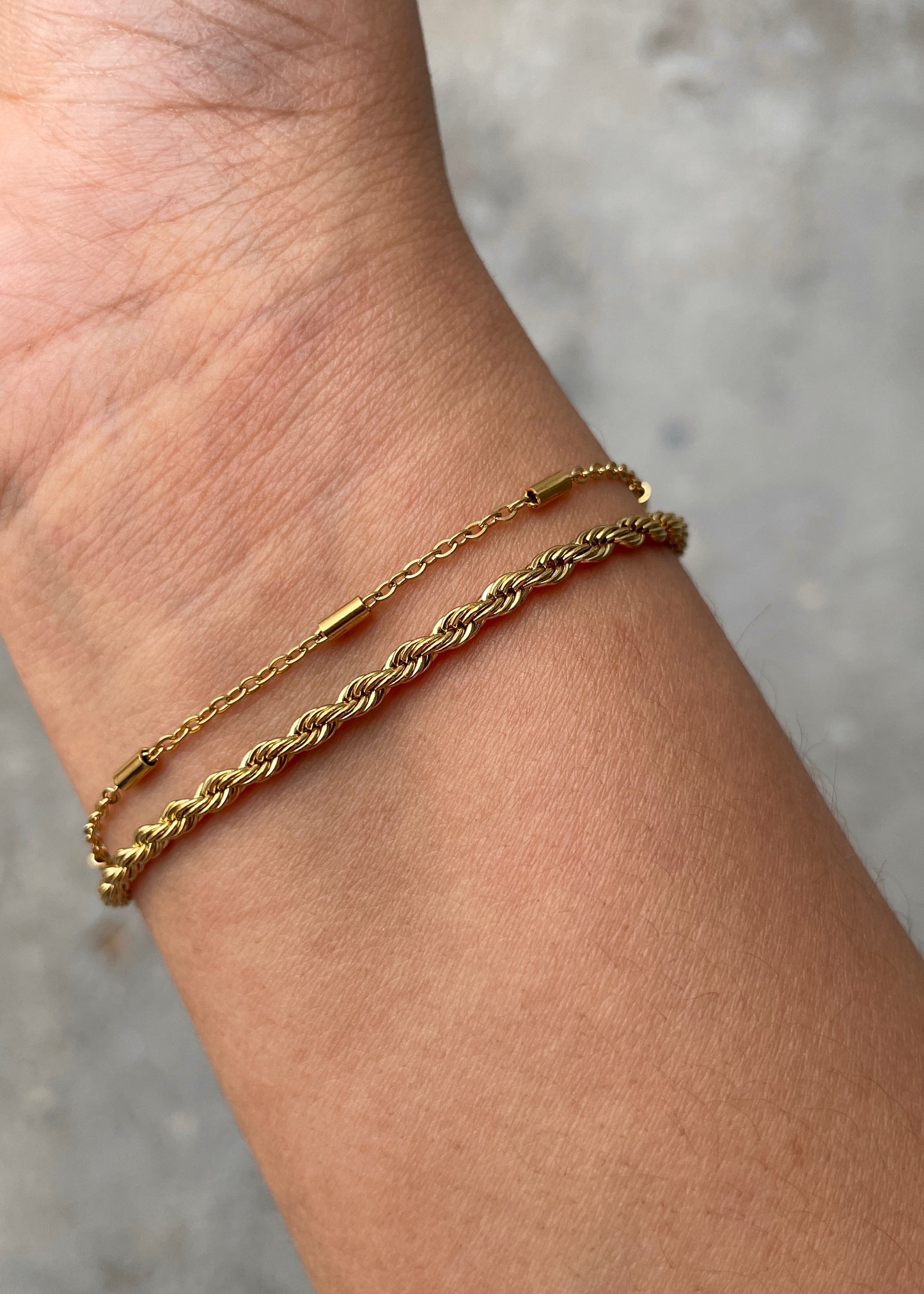 Serene rope bracelet
