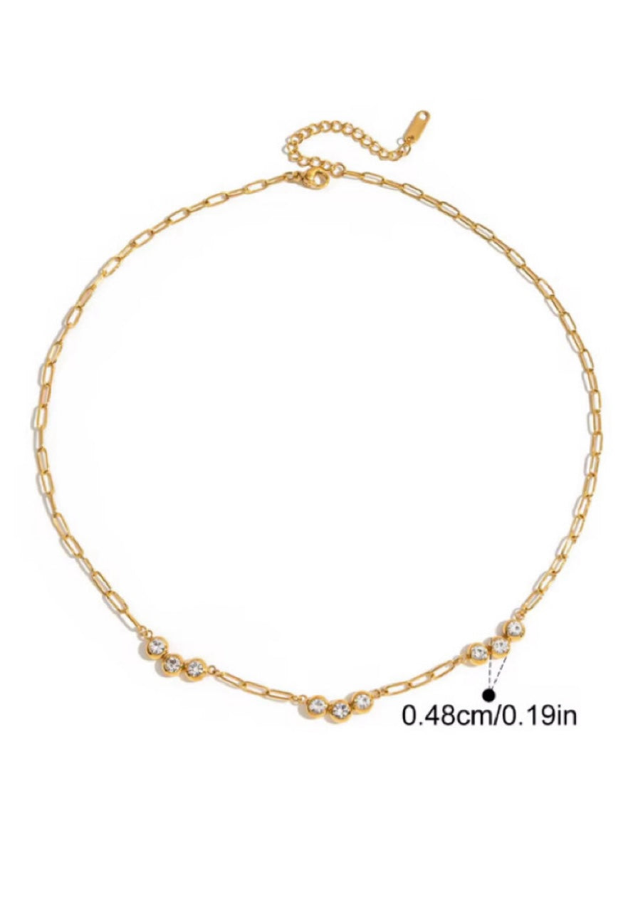 Celeste link necklace(Gold)