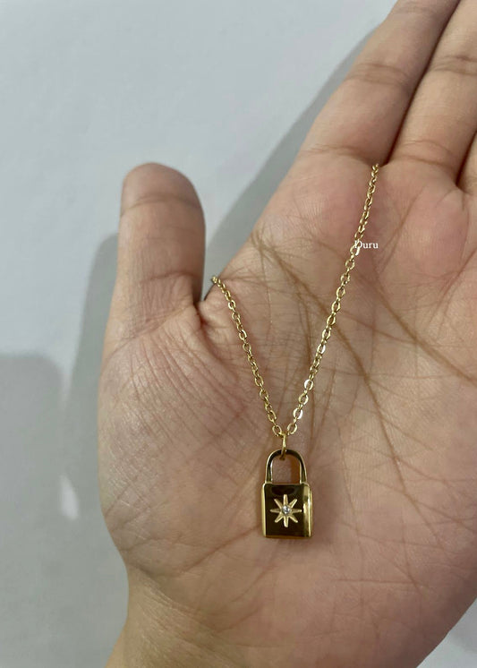Lock necklace