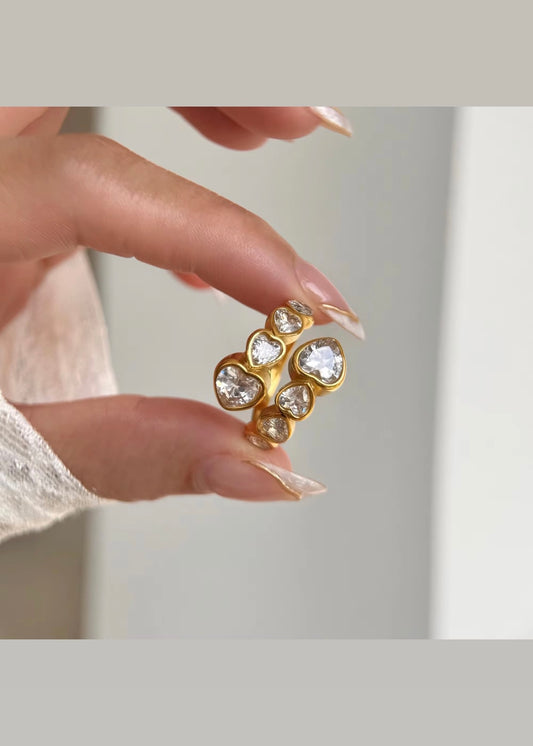 Forever heart ring