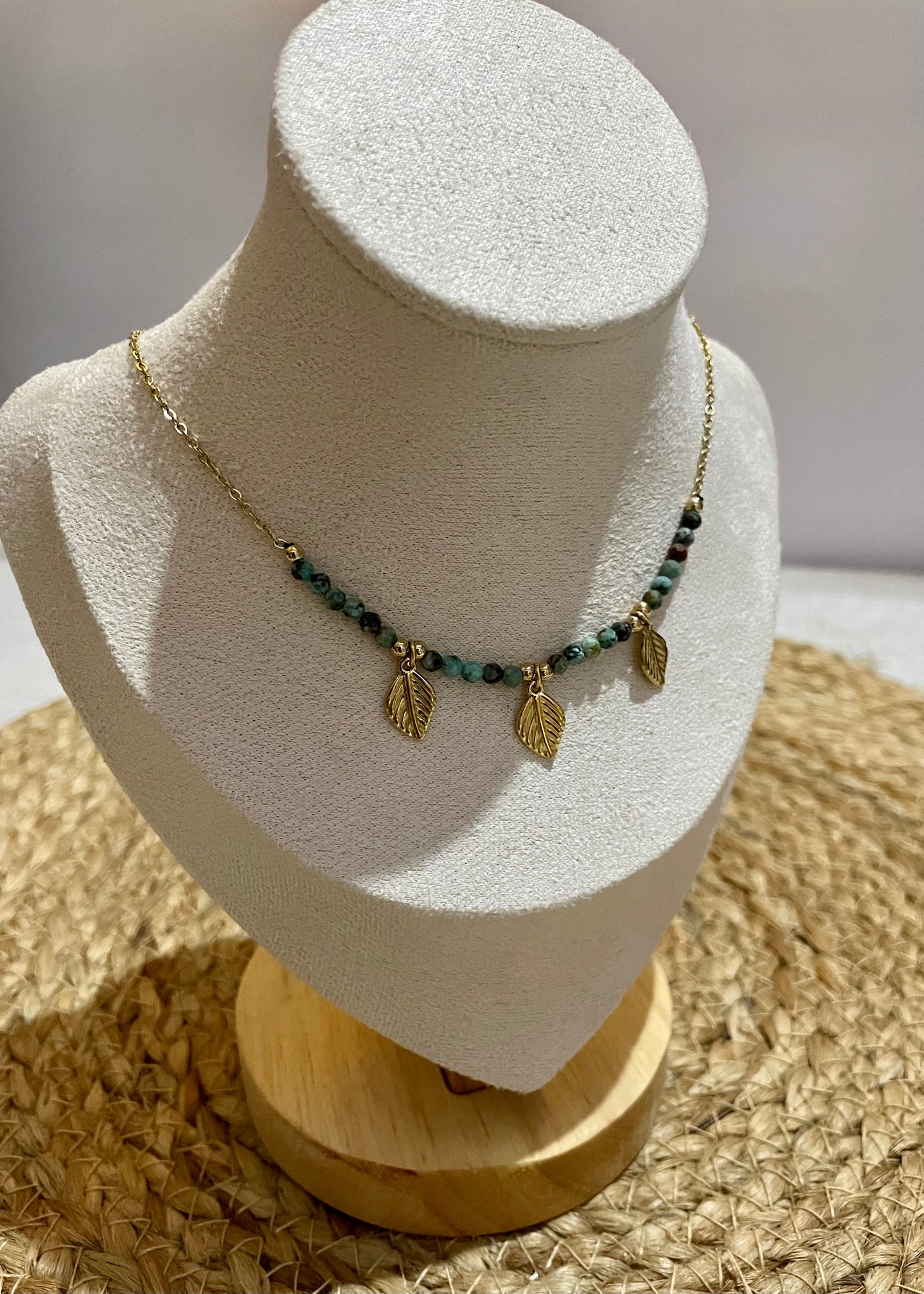 Turquoise aurora necklace