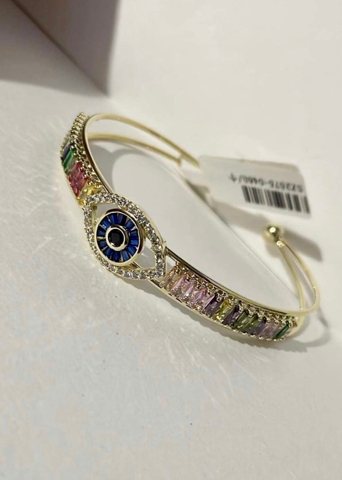 Evil eye orb cuff bracelet(Gold)