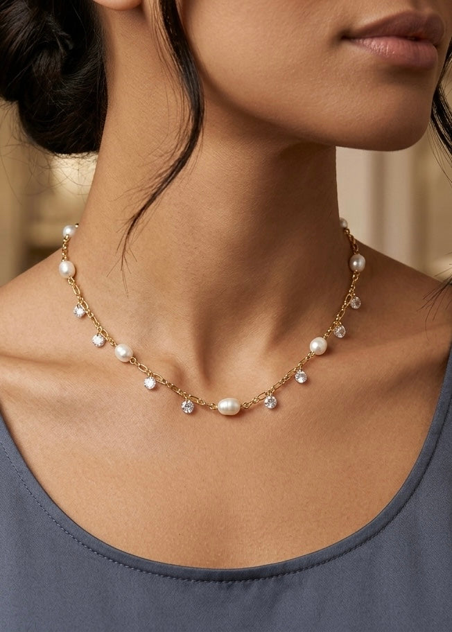 Princess pearls necklace