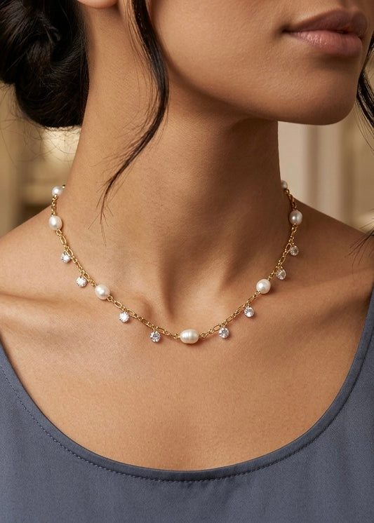 Princess pearls necklace