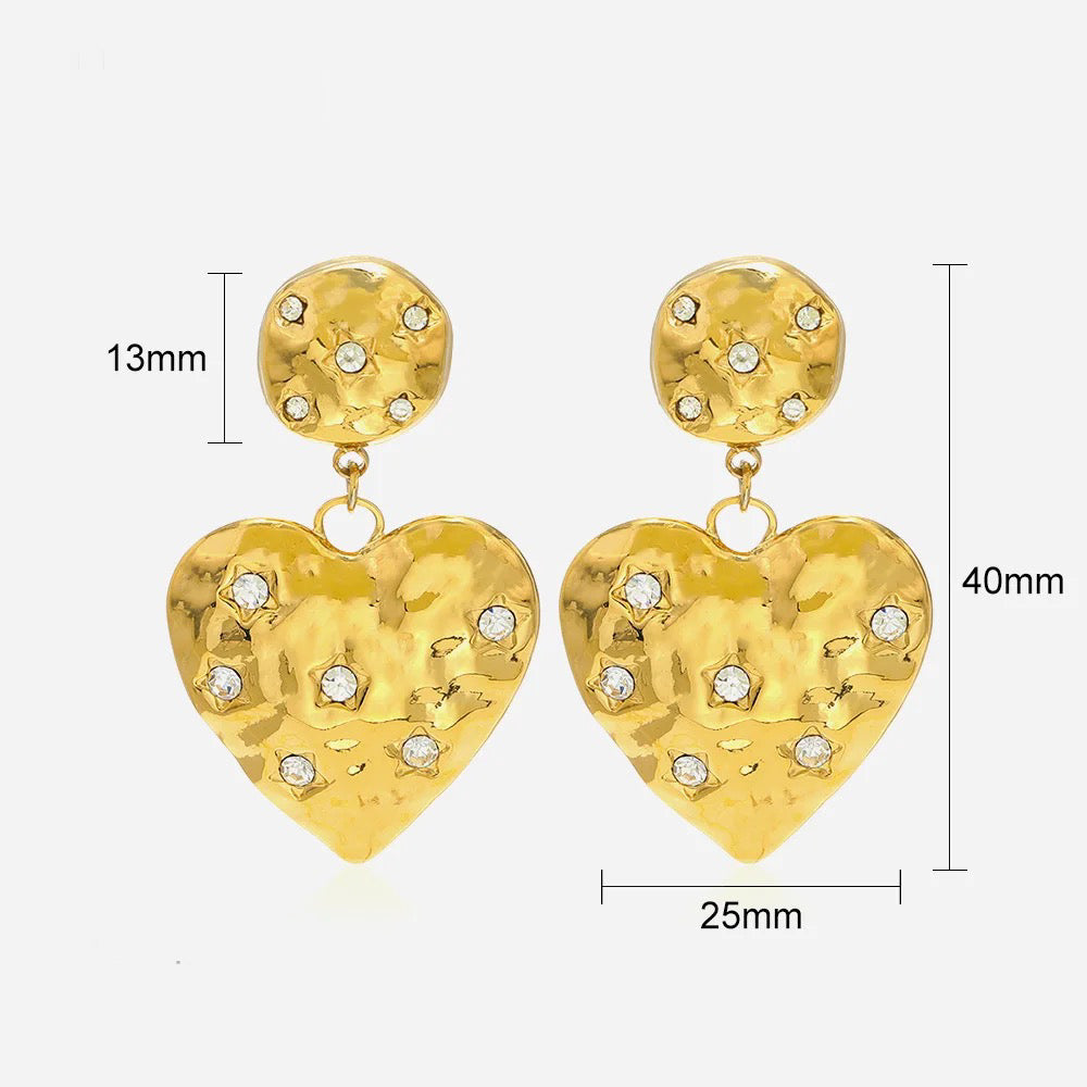 Sweetheart earrings