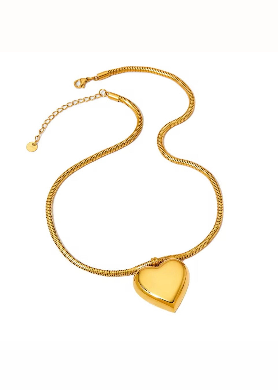Chunky heart necklace