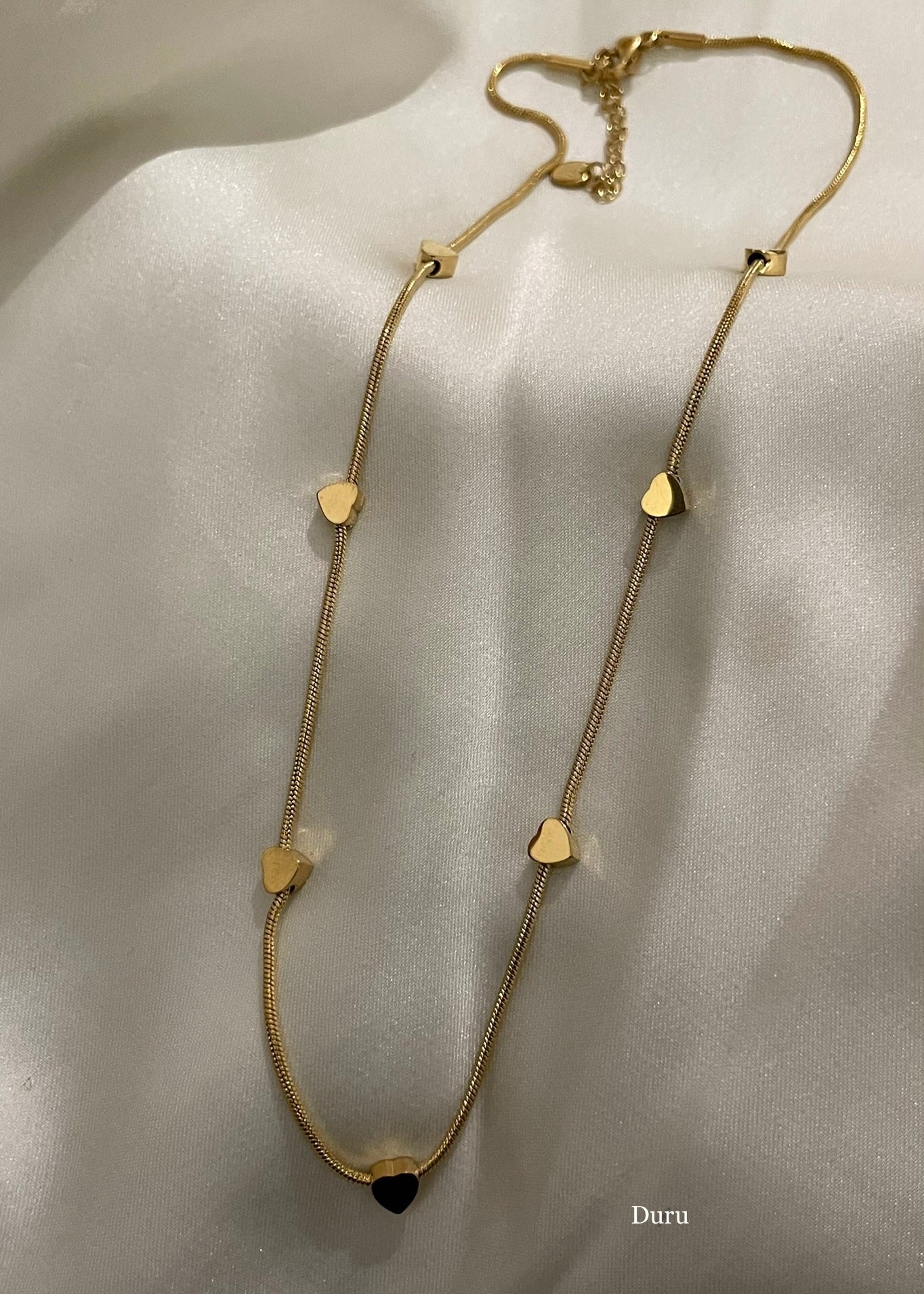 Velvet heart necklace