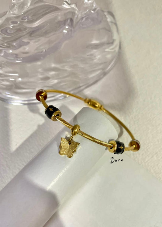 Butterfly charm bracelet