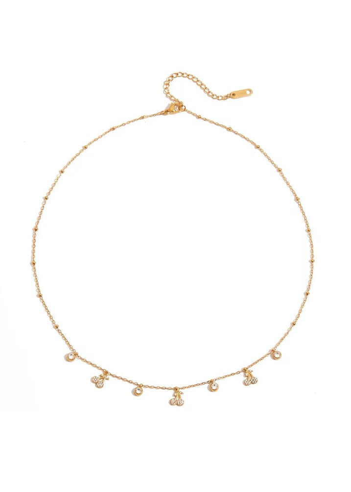 Cherry blink necklace