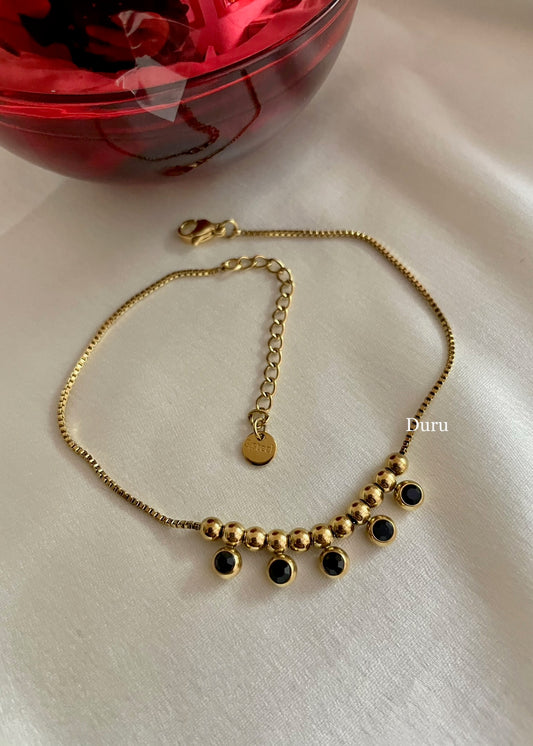 Midnight glow anklet