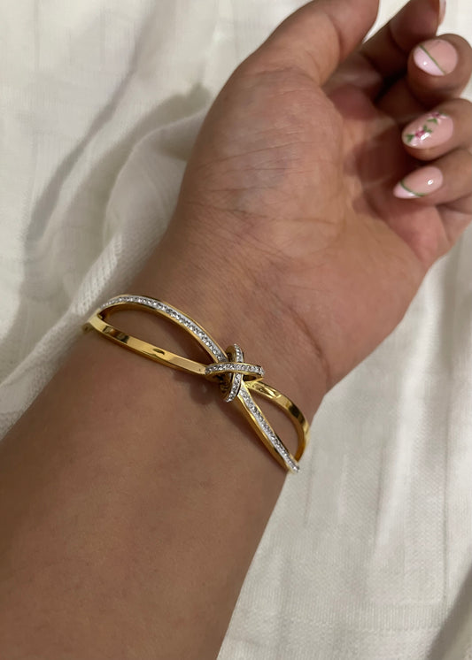 Elegant knot bracelet(Gold)