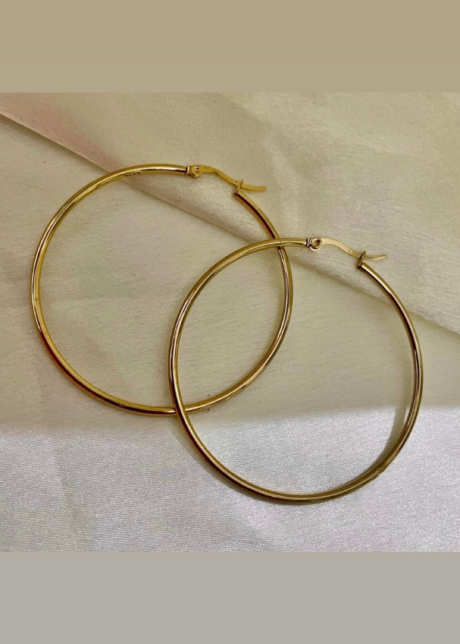 Big round hoops