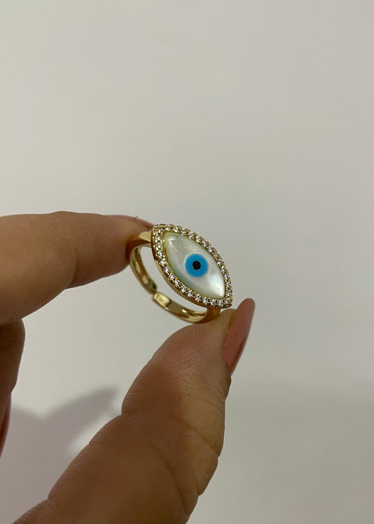 Evil eye ring
