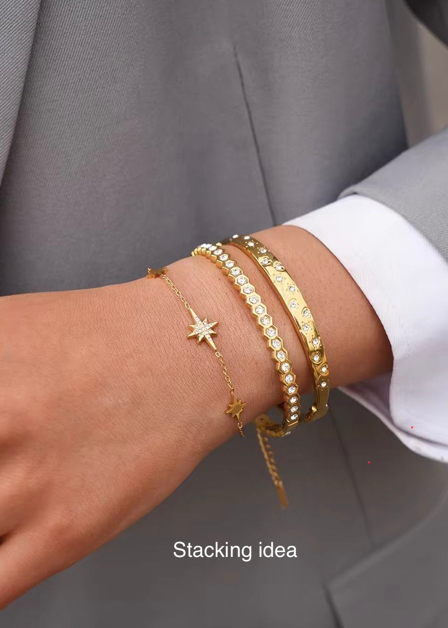 Honeycomb bracelet