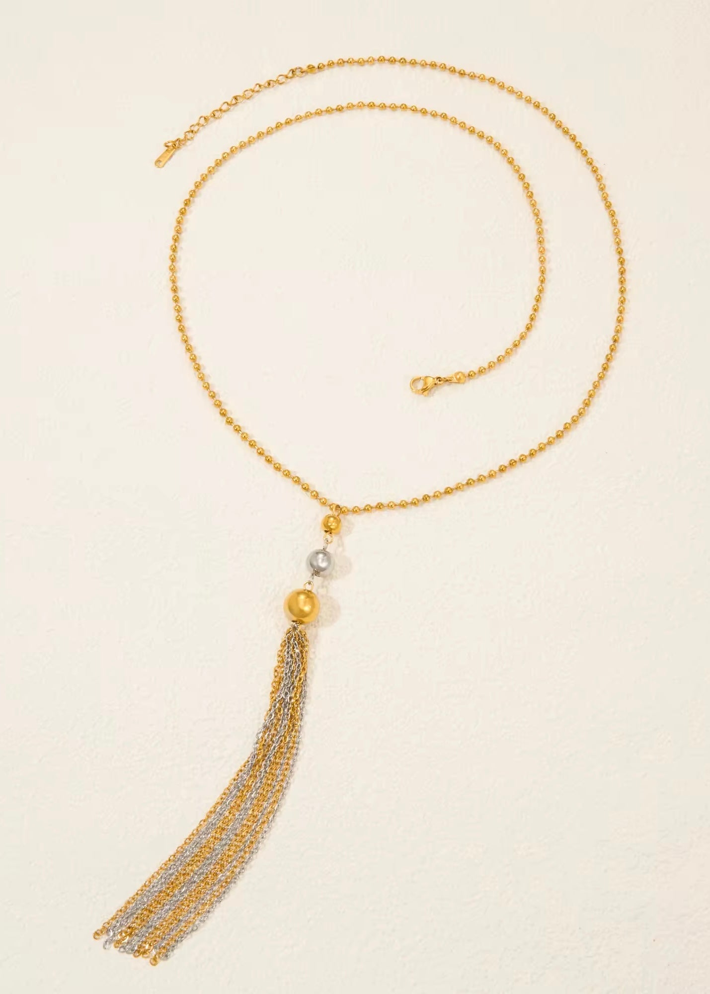 Elara tassel necklace