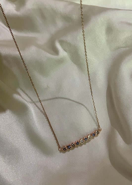 Evil eye stars necklace