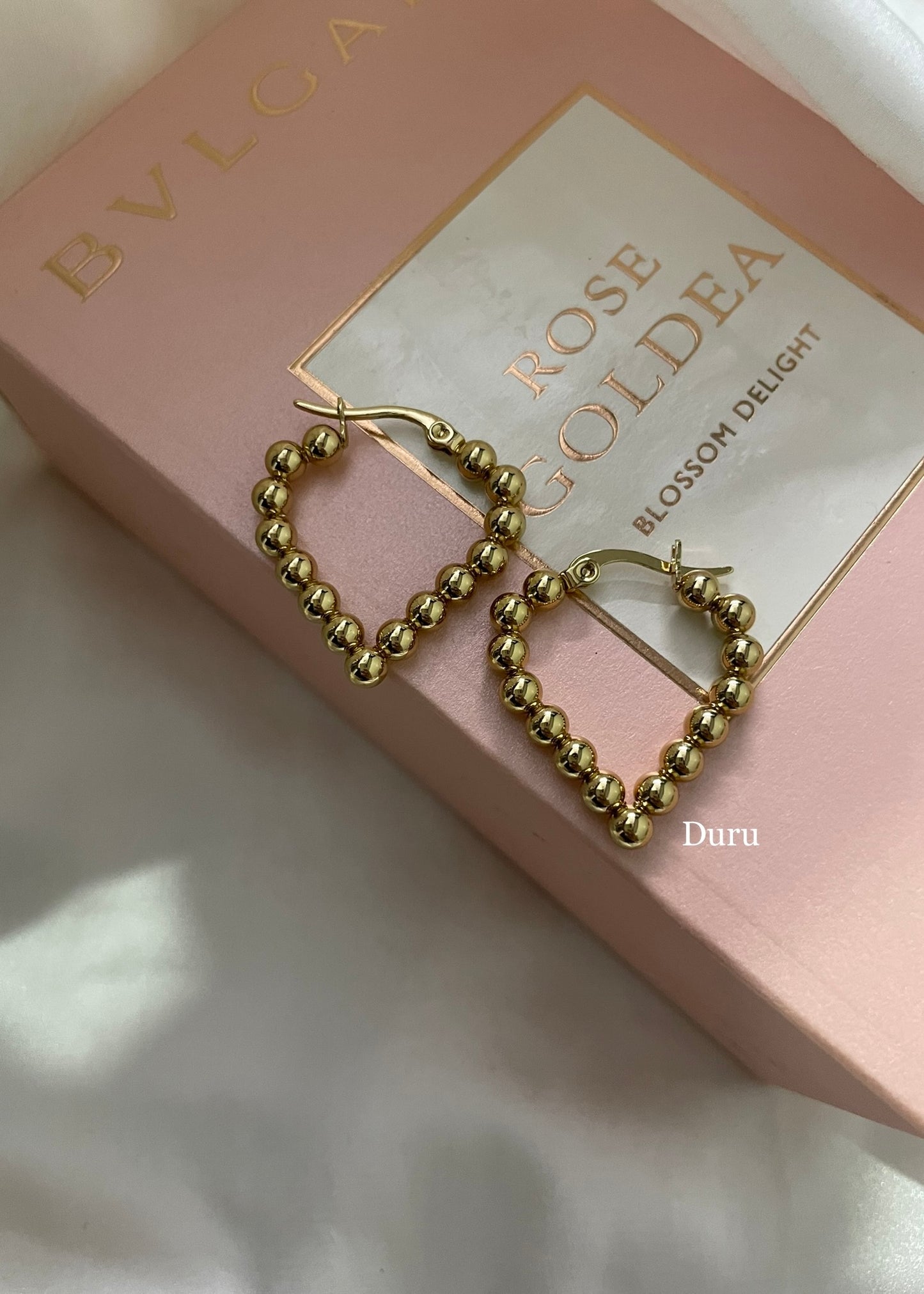 Bubble leaf hoops