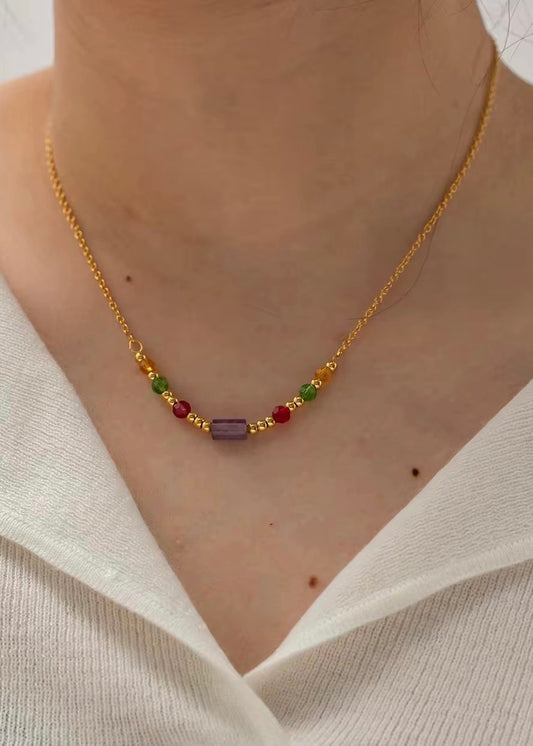 Bright aura necklace