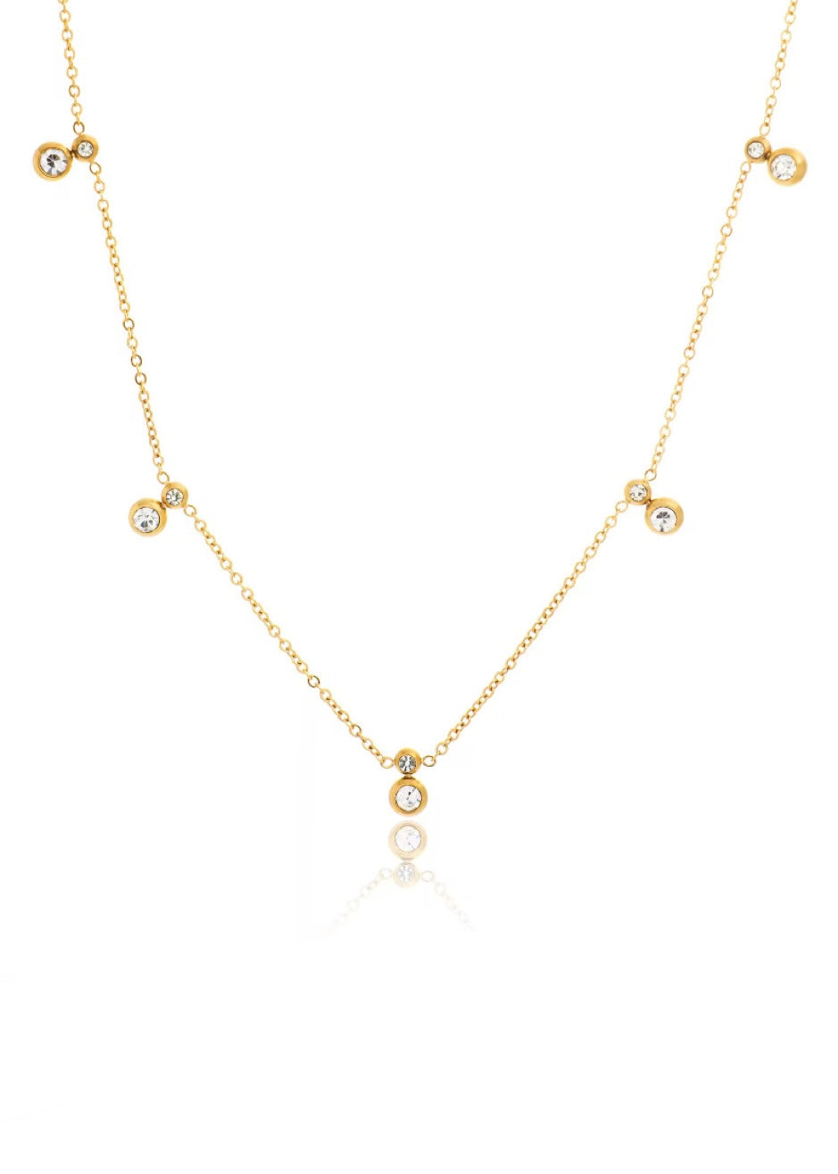 Angelina solitaire necklace