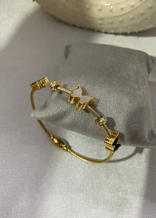 Butterfly glow bracelet(Gold)