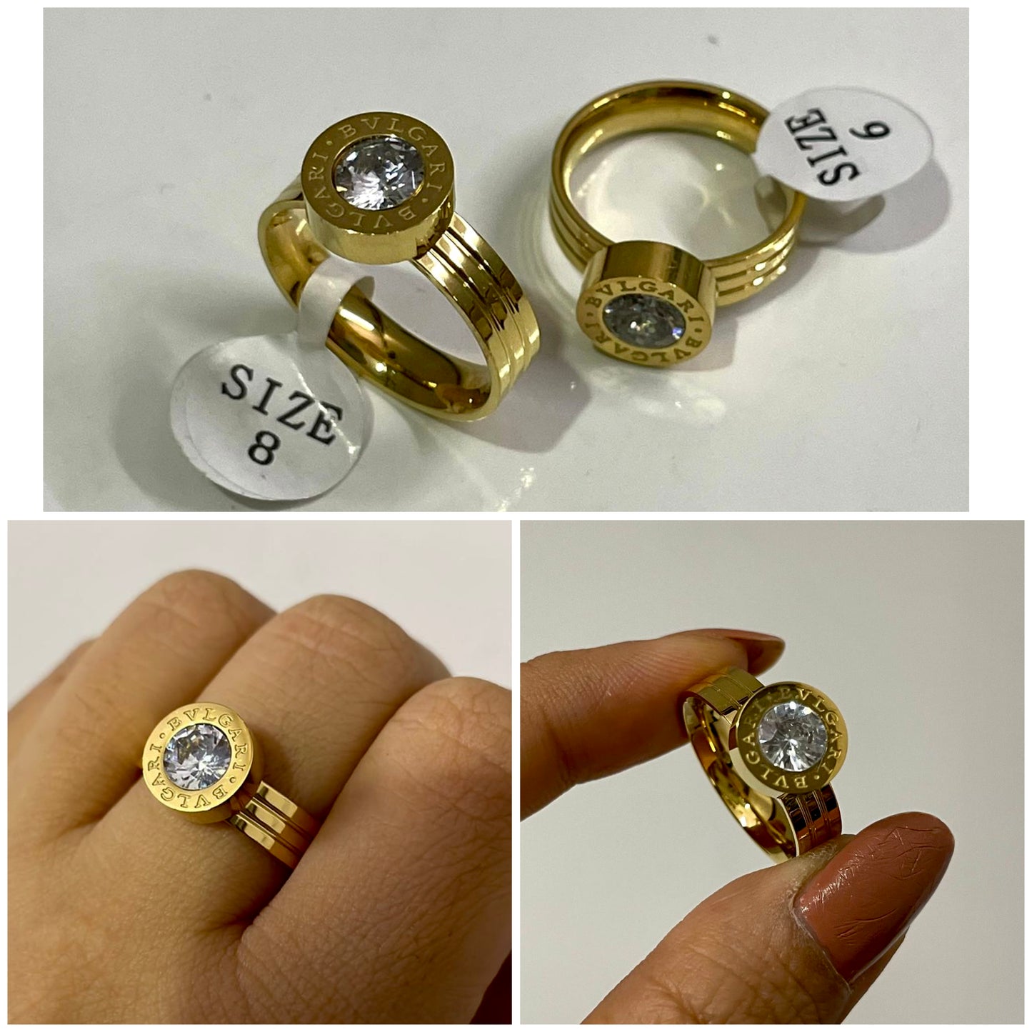 Vogue solitaire ring(Gold)